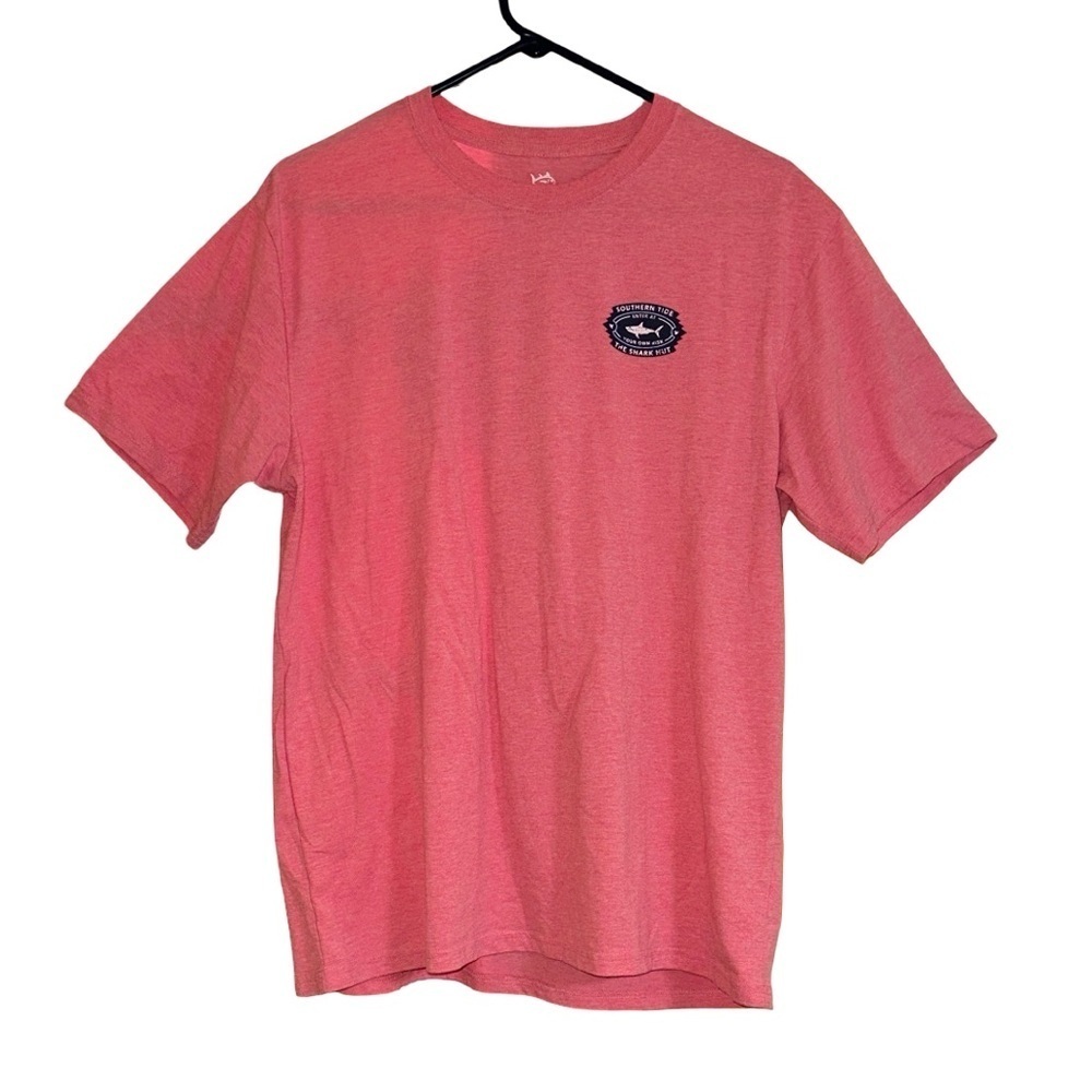 Southern Tide Heathered Red Graphic Tshirt Size Large
